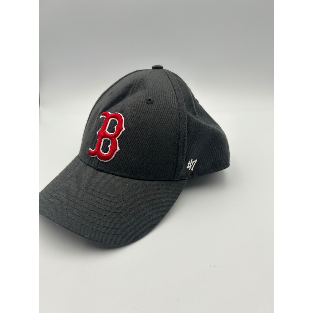 Boston Red Sox 47 Brand Baseball Cap Hat Adjustable Strapback Charcoal Grey B715